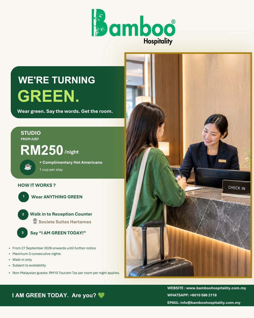 We're Turning Green